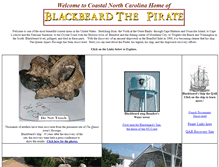 Tablet Screenshot of blackbeardthepirate.com
